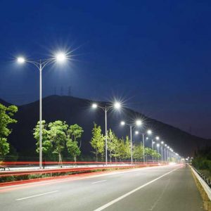 Berapa meter 1 buah lampu jalan led