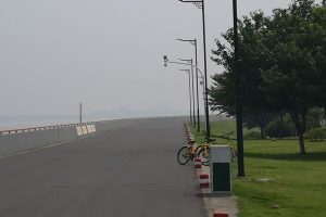 EKI memimpin lampu jalan luar ruang di Zhe Jiang, China.